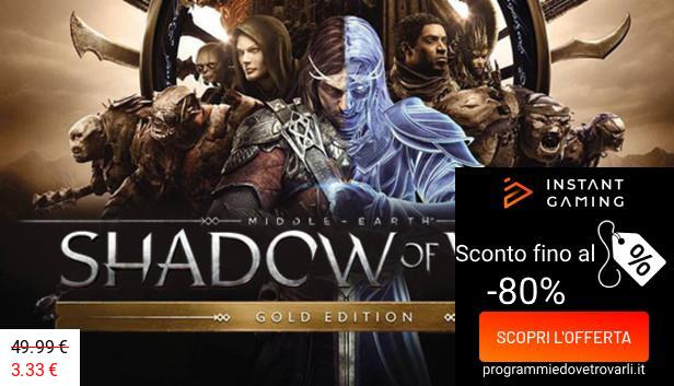 IG Sconto e Promo su Middle-earth: Shadow of War Gold Edition