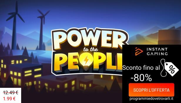 IG Sconto e Promo su Power to the People
