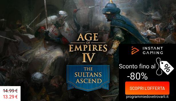 IG Sconto e Promo su Age of Empires IV: The Sultans Ascend