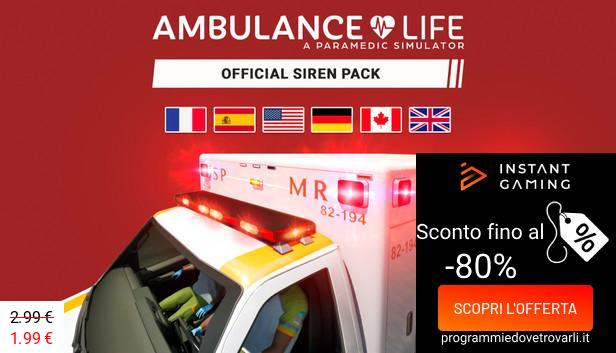 IG Sconto e Promo su Ambulance Life - Official Siren Pack
