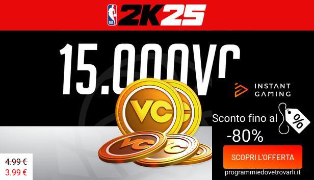 IG Sconto e Promo su Pacchetto da 15.000 VC di NBA 2K25
