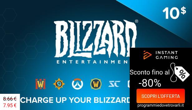 IG Sconto e Promo su Ricarica Blizzard / Battle.net 10$