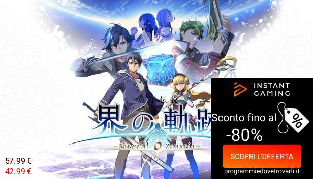 IG Sconto e Promo su The Legend of Heroes: Kai no Kiseki -Farewell, O Zemuria-