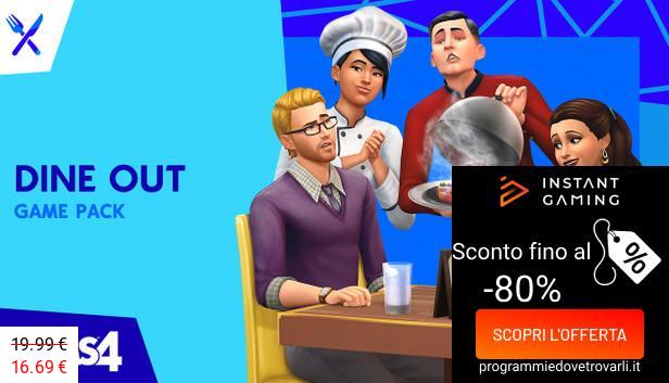 IG Sconto e Promo su The Sims 4 Mangiamo Fuori