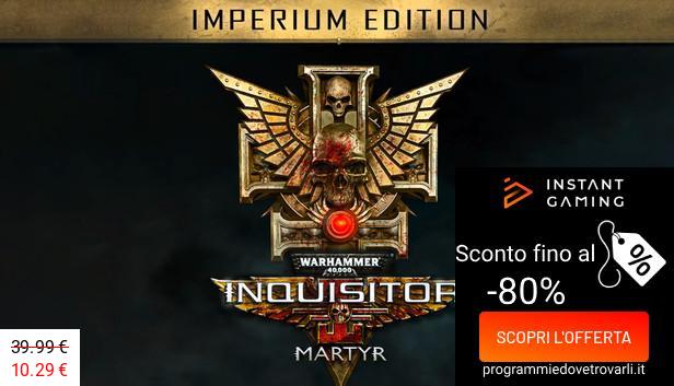 IG Sconto e Promo su Warhammer 40.000: Inquisitor - Martyr Imperium Edition