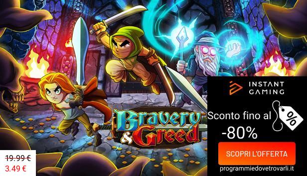 IG Sconto e Promo su Bravery and Greed