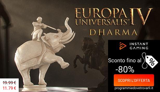 IG Sconto e Promo su Europa Universalis IV: Dharma