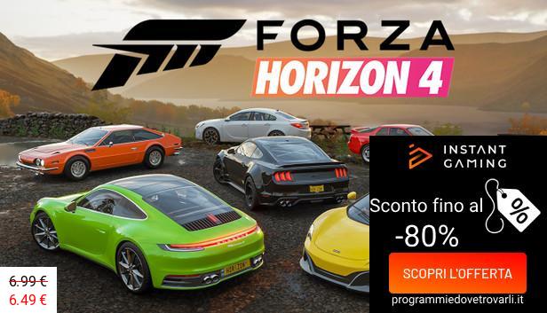 IG Sconto e Promo su Pacchetto auto Alte prestazioni Forza Horizon 4