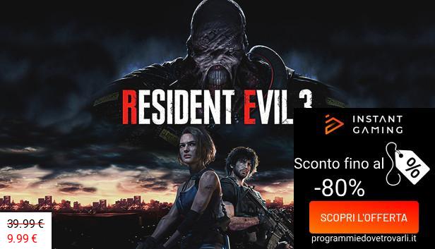 IG Sconto e Promo su Resident Evil 3