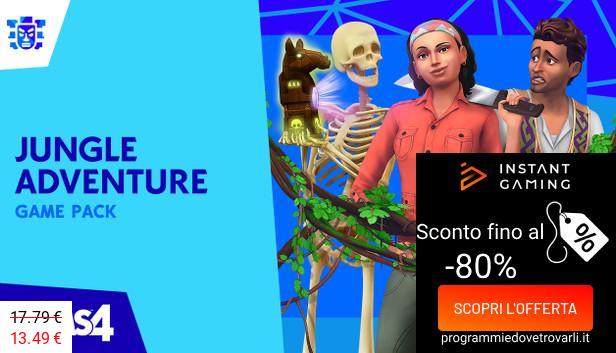 IG Sconto e Promo su The Sims 4 Avventura nella Giungla