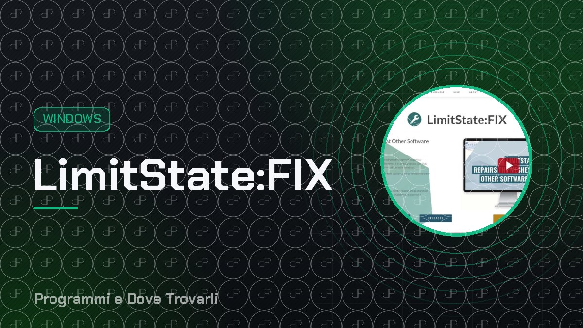 [PC-WIN] LimitState:FIX - Programmi e Dove Trovarli